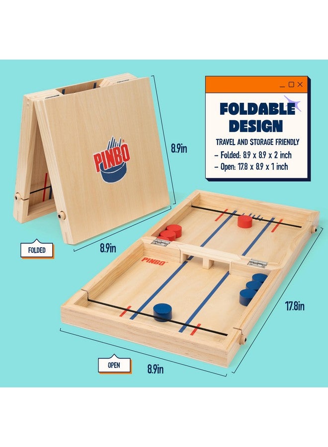 PINBO : The Classic Slingshot Game - Fast Action Two Player Foldable Game For Ages 6 And Up. Spare Parts Included - Image 2