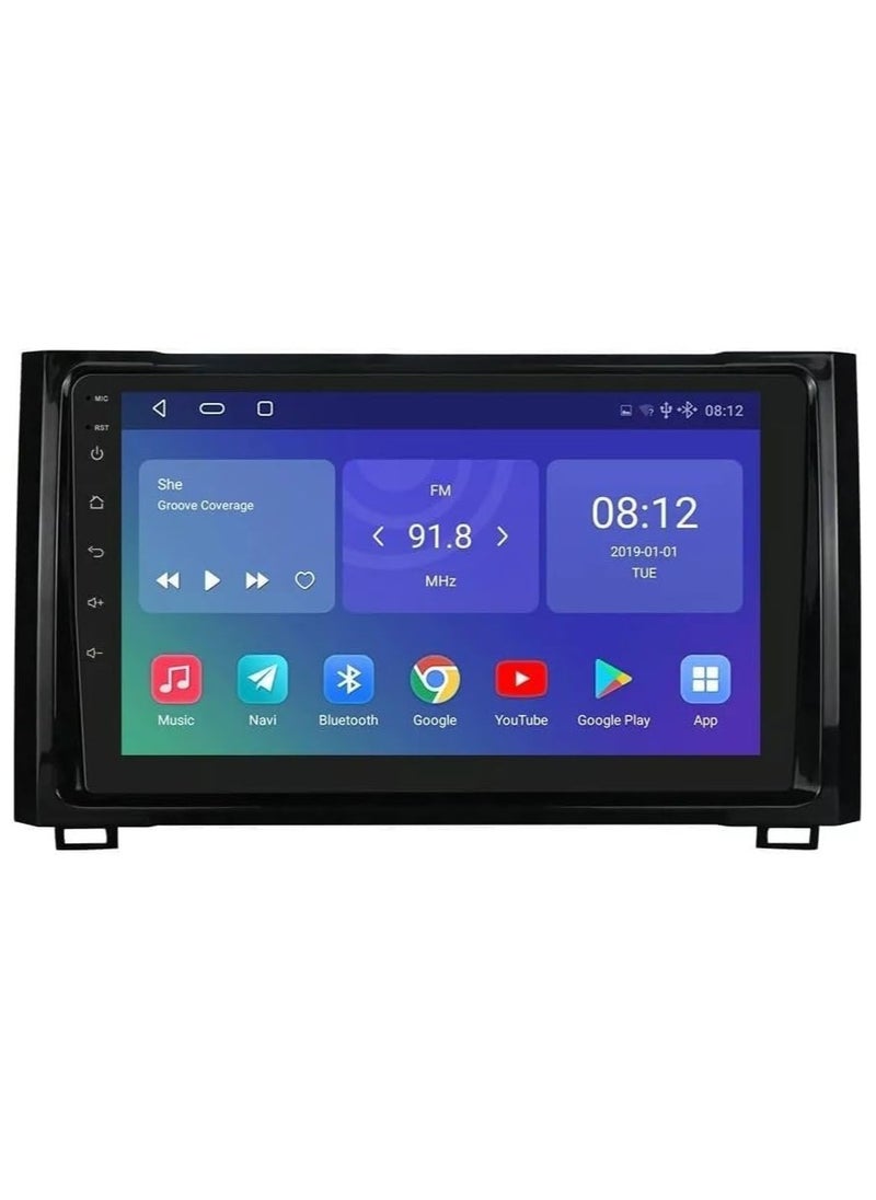 SHEZA STAR Android Car Stereo for Toyota Tundra 2014-2021 1GB RAM 32GB ROM Mirror Link Wi-Fi BT, Radio GPS Navigation, 9 Inch IPS Touch Screen with AHD Camera Included.  - Image 1