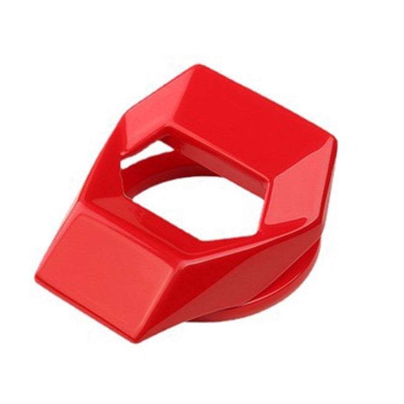 Engine Start Stop Button Cover Zinc Alloy Zinc Alloy Push Start Button Cover - Exquisite Workmanship Flip Design Ignition Key Switch Cover for Most Cars - Image 1