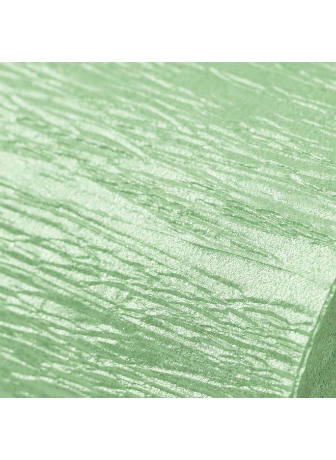 PartyWoo Crepe Paper Streamers 4 Rolls 328Ft, Pack Of Crepe Paper Pearl Green Party Streamers, Crepe Paper For Birthday Decorations, Party Decorations, Baby Shower Decorations (1.8 In X 82 Ft/Roll)  - Image 2