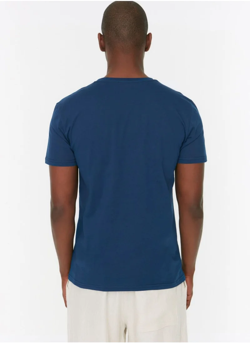trendyol California Beach Crew Neck T-Shirt