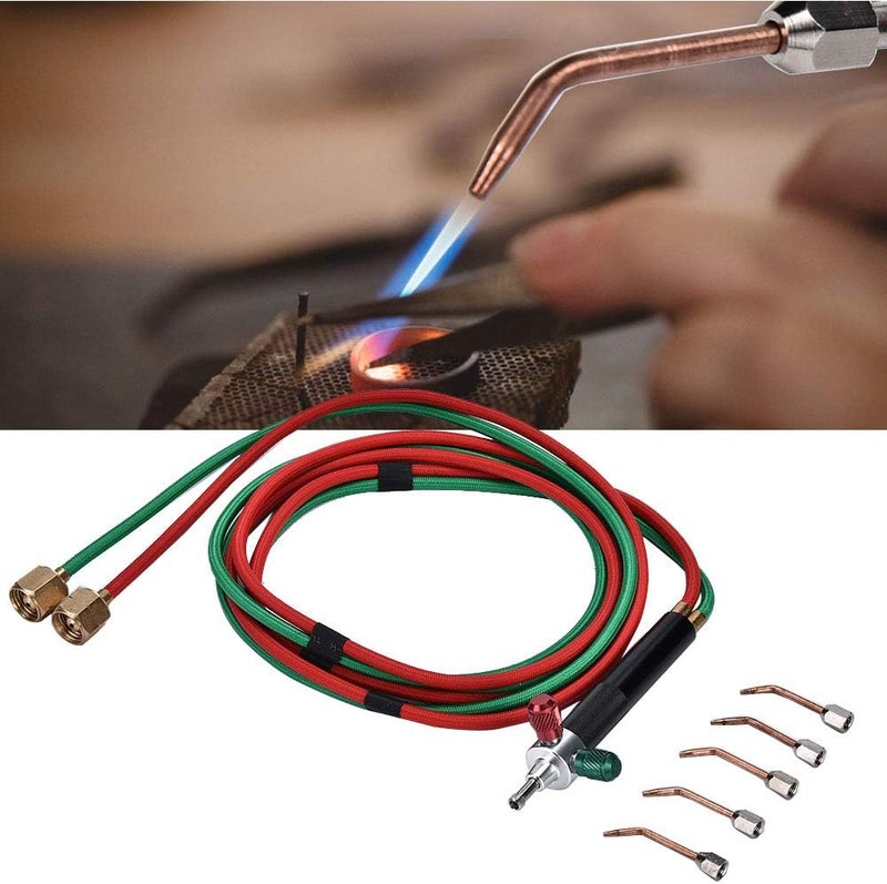 klarako Little Torch Soldering Welding with 5 Tips, Jewelry Oxygen Torch, Jewelry Processing Equipment Welding Gun Fit - Image 2