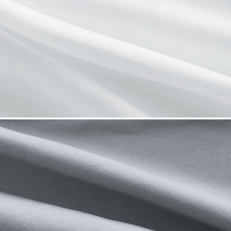 Biloban Baby Bassinet Sheets 4 Pack, Compatible with BCOL, COWIEWIE, YADAQE, Jimglo, Cloud Baby, Ingenuity Bassinet, Ultra Soft & Skin-Friendly, Grey Print - Image 2