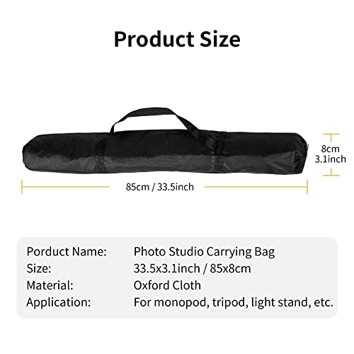 Meking 33 in Carrying Case Bag with Strap for Light Stand Tripod Monopod Photography Photo Studio - Image 3