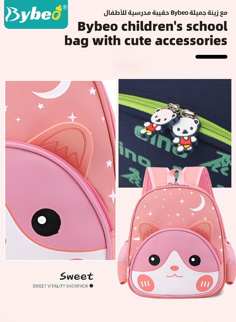 بيبو حقيبة ظهر للأطفال، حقيبة مدرسية للأطفال الصغار، حقيبة يومية صغيرة للأطفال، حقيبة روضة أطفال، حقيبة سفر كرتونية لطيفة للأولاد والبنات، مثالية لرياض الأطفال، السفر، والمدرسة. - Image 4