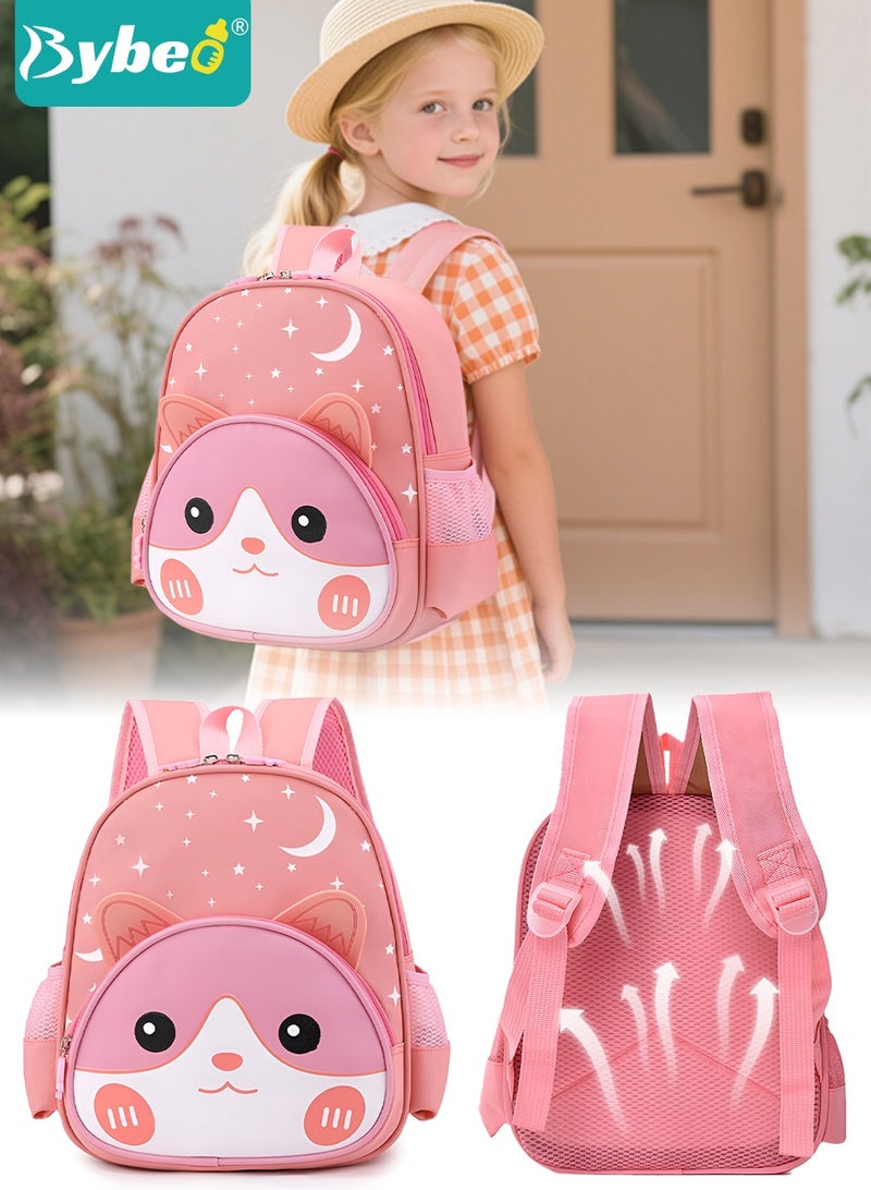 بيبو حقيبة ظهر للأطفال، حقيبة مدرسية للأطفال الصغار، حقيبة يومية صغيرة للأطفال، حقيبة روضة أطفال، حقيبة سفر كرتونية لطيفة للأولاد والبنات، مثالية لرياض الأطفال، السفر، والمدرسة. - Image 1