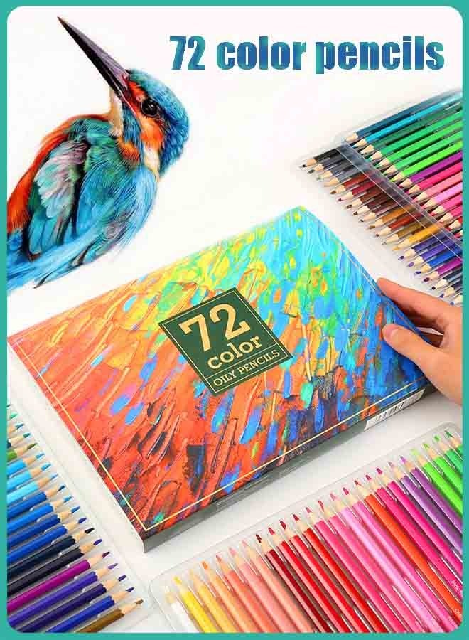 Generic 72 Count Colored Pencils for Adult Artists kids Coloring Books, Soft Core, Ideal for Drawing Blending Shading,Color Pencils Set, Gift for Adults Kids Beginners  - Image 1