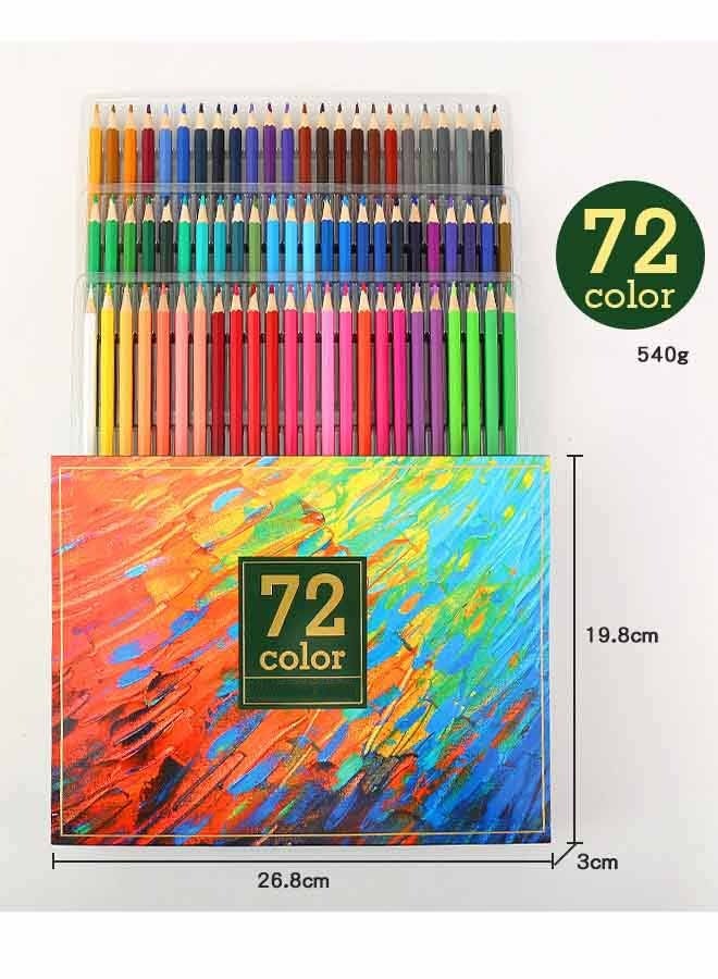 Generic 72 Count Colored Pencils for Adult Artists kids Coloring Books, Soft Core, Ideal for Drawing Blending Shading,Color Pencils Set, Gift for Adults Kids Beginners  - Image 2