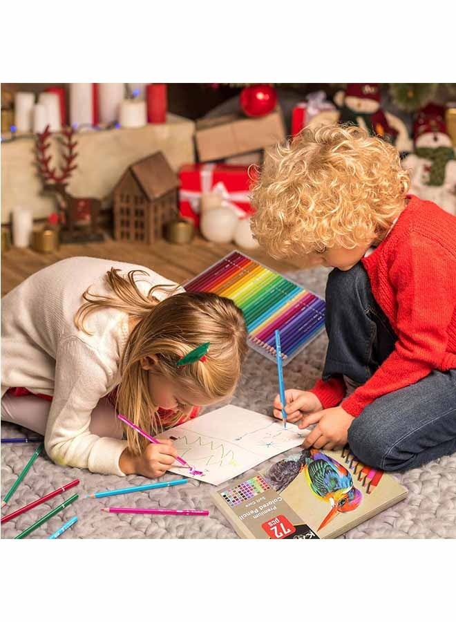 Generic 72 Count Colored Pencils for Adult Artists kids Coloring Books, Soft Core, Ideal for Drawing Blending Shading,Color Pencils Set, Gift for Adults Kids Beginners  - Image 3