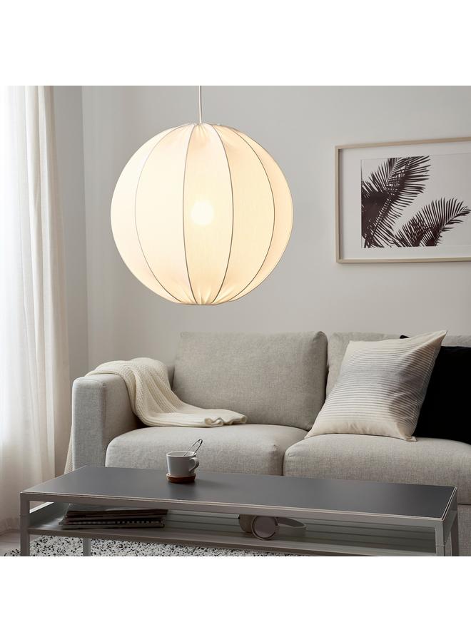 Zaboon Pendant lamp shade, round white, 50 cm - Image 3