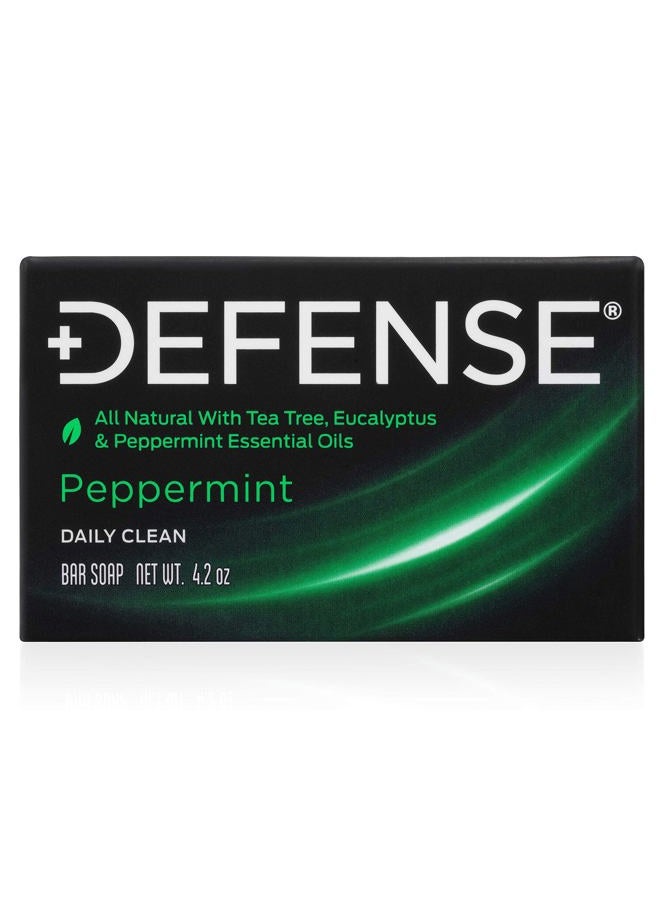 Murray & Lanman All Natural Peppermint Bar Soap for Men | Made by Wrestlers with Tea Tree Oil & Eucalyptus Oil to Promote Healthy Skin - Image 1