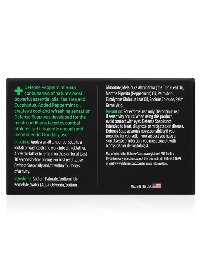 Murray & Lanman All Natural Peppermint Bar Soap for Men | Made by Wrestlers with Tea Tree Oil & Eucalyptus Oil to Promote Healthy Skin - Image 2