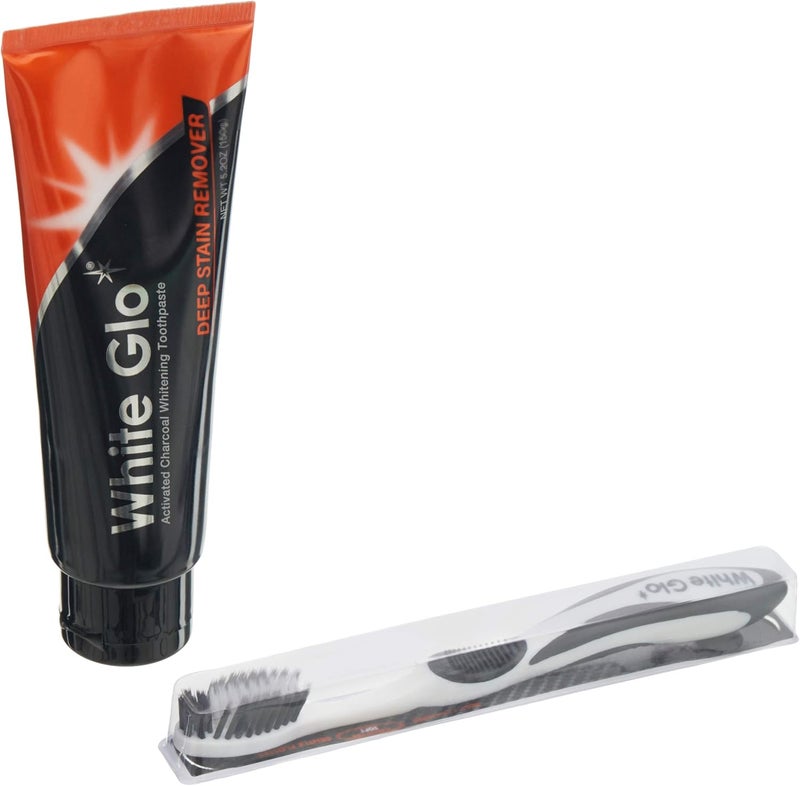 White Glo Charcoal Deep Stain Remover Toothpaste 100Ml - Image 3