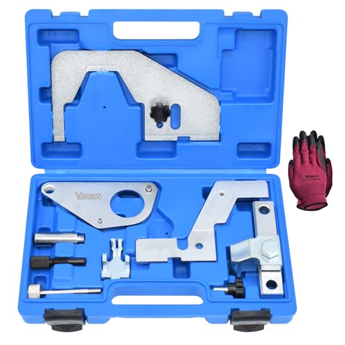 Yuesstloo Engine Camshaft Timing Locking Tool Kit, Compatible with Jaguar Land Rover Evoque 2.0T, Ford Focus Mondeo Lincoln 2.0 SCTi Ecoboost Ti-VCT, 2.3T Mustang 303-1594 303-1595 303-1565 303-1504 - Image 1