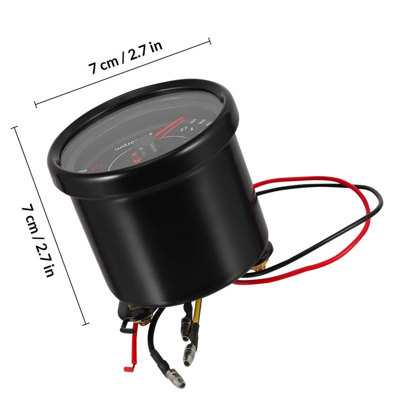 LED Motorcycle Speedometer with Backlit Display Gauge for Motorbike Modification - Image 3