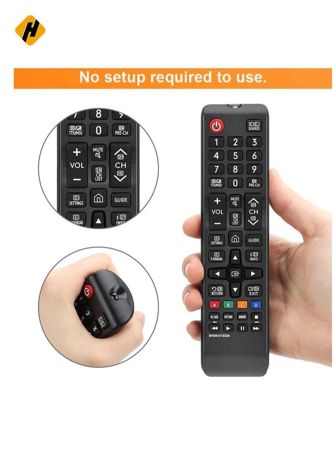 HuHa BN59-01303A Remote Control for Samsung TVs – Compatible with Multiple Samsung Models – Battery Included - Image 3