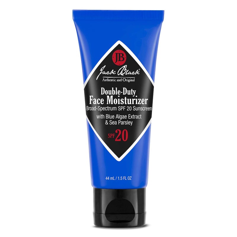 Jack Black Double Duty Mens Face Moisturizer with SPF 20 Sunscreen, 1.5 fl oz - SPF Moisturizer Face, Mens Lotion, Lotion for Men, Skin Care for Men - Image 1