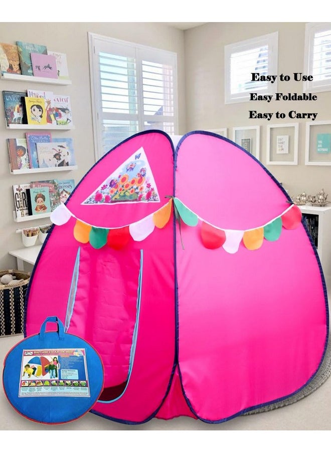 HomeCute Homecute Igloo Type Foldable Popup Kid's Play Tent House (Small Size Pink)  - Image 2
