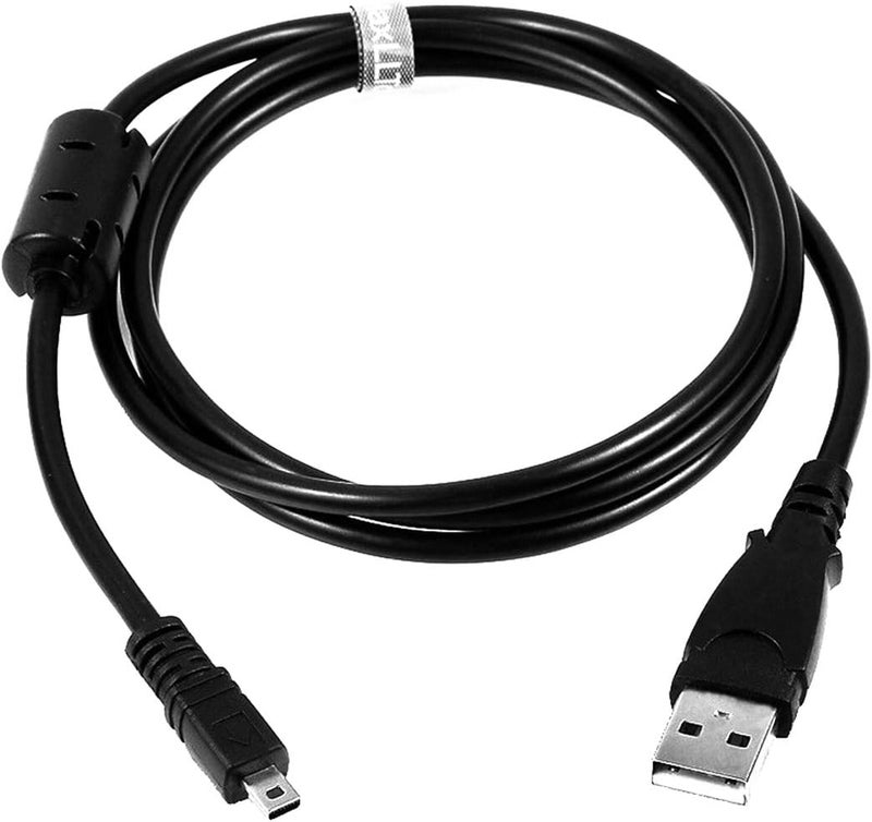 MaxLLTo USB Cable for Nikon Coolpix S2600 S2500 S3000 S3200 S4300 S6100, Extra Long 5ft 2in1 USB Data SYNC-Charge Charging Cable Cord for Nikon Coolpix S2600 S2500 S3000 S3200 S4300 S6100 Camera - Image 1
