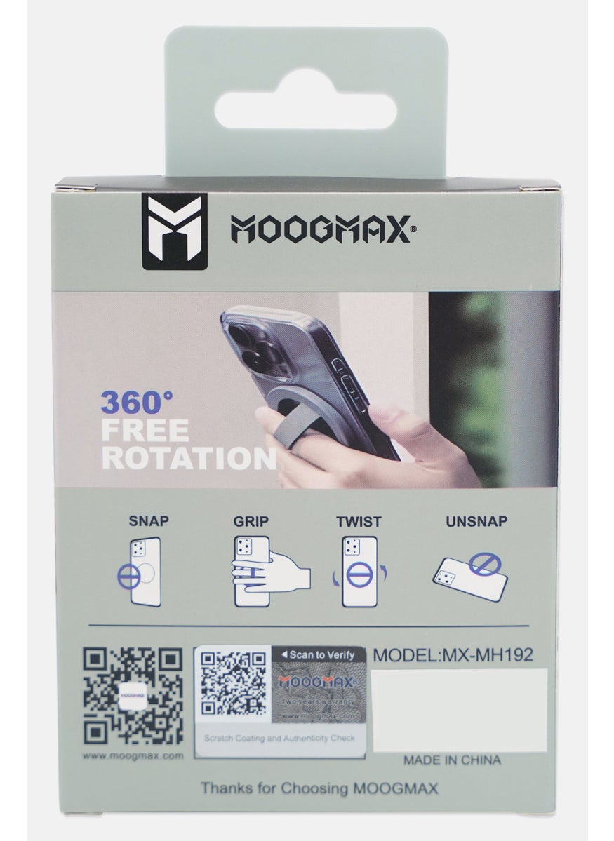 MOOGMAX MX-MH192 Jelly Magnetic Ring Holder, Grey  - Image 2