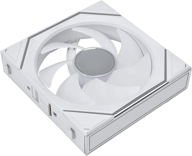 ليان لي مروحة ليان لي UNI Fan SL-Infinity Wireless - 120 حزمة فردية - تحكم بإشارة لاسلكية 2.4 جيجاهرتز - مروحة ARGB - مرآة مزدوجة اللانهاية - ضوضاء منخفضة - لا تتضمن وحدة تحكم ومطلوبة - أبيض (12SLIN1W1W) - Image 3
