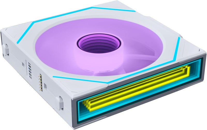 ليان لي مروحة ليان لي UNI Fan SL-Infinity Wireless - 120 حزمة فردية - تحكم بإشارة لاسلكية 2.4 جيجاهرتز - مروحة ARGB - مرآة مزدوجة اللانهاية - ضوضاء منخفضة - لا تتضمن وحدة تحكم ومطلوبة - أبيض (12SLIN1W1W) - Image 2