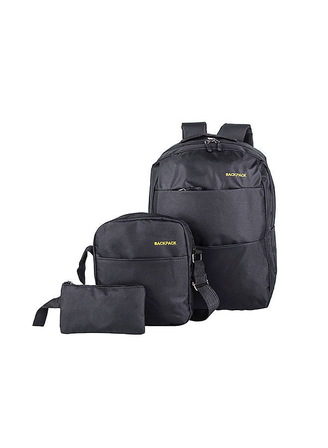NIBEMINENT 3 Piece Multifunctional Bags Set Black  - Image 1