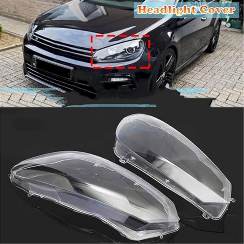 Wivplex Headlight Lens Cover for VW Golf MK6 R - Image 2
