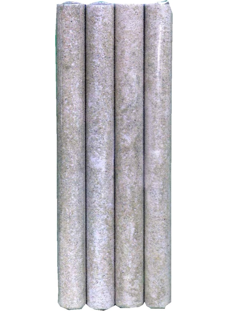 Penn Plax Penn-Plax Bird-Life Sand Perch Covers Large, 4 Pack - Seashell Texture with Calcium Feel Helps Maintain Nails & Beak -Easy Mounting Bird Perch Covers for Cockatiels & Medium Parrots - Natural, 9.5 in - Image 2