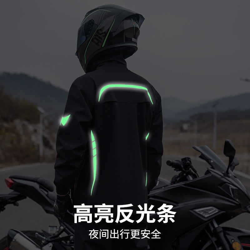 Zhengyu Motorcycle Raincoat For Men, Rainproof Suit, Split-Type, For Delivery Riders, Electric Vehicle Rain Poncho - Image 4