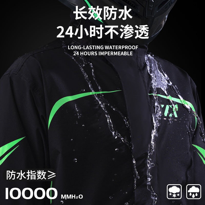 Zhengyu Motorcycle Raincoat For Men, Rainproof Suit, Split-Type, For Delivery Riders, Electric Vehicle Rain Poncho - Image 3
