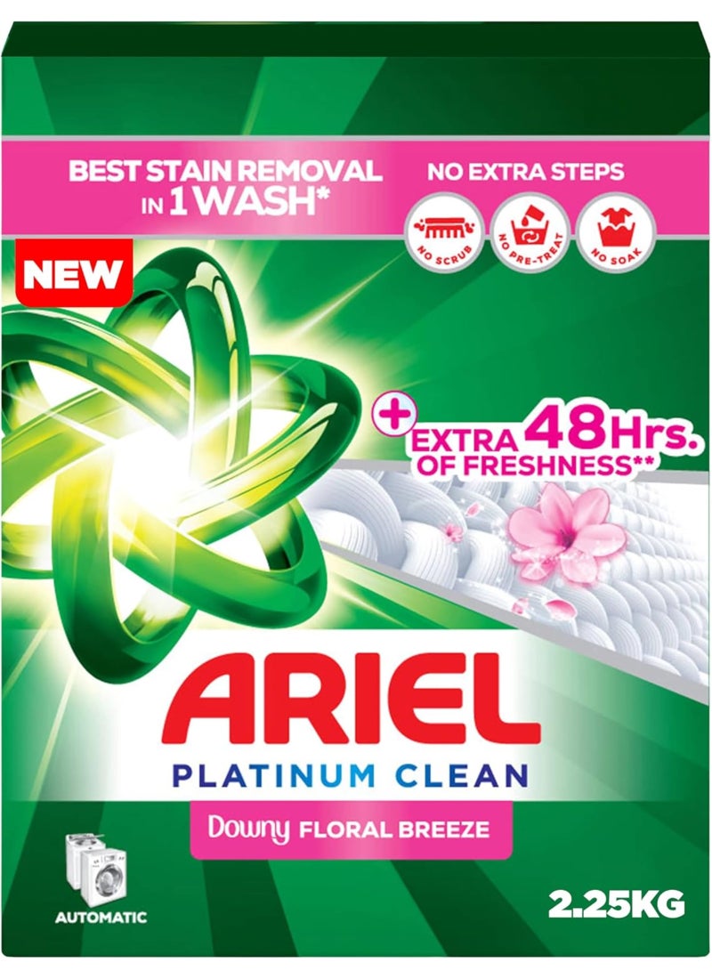 Ariel مسحوق غسيل سريع الذوبان برائحة الزهور - عبوة مزدوجة - Image 2