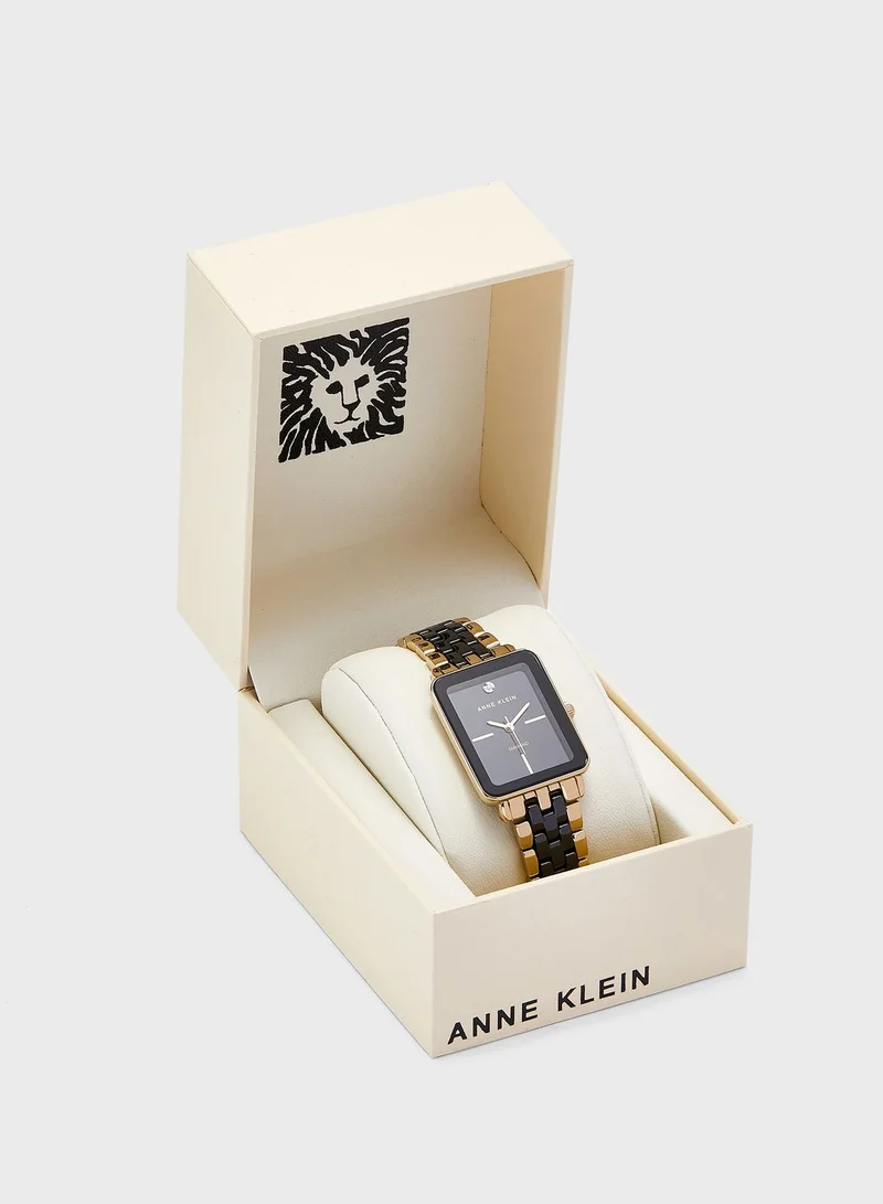 ANNE KLEIN Ak3668Bkgb Analog Watch