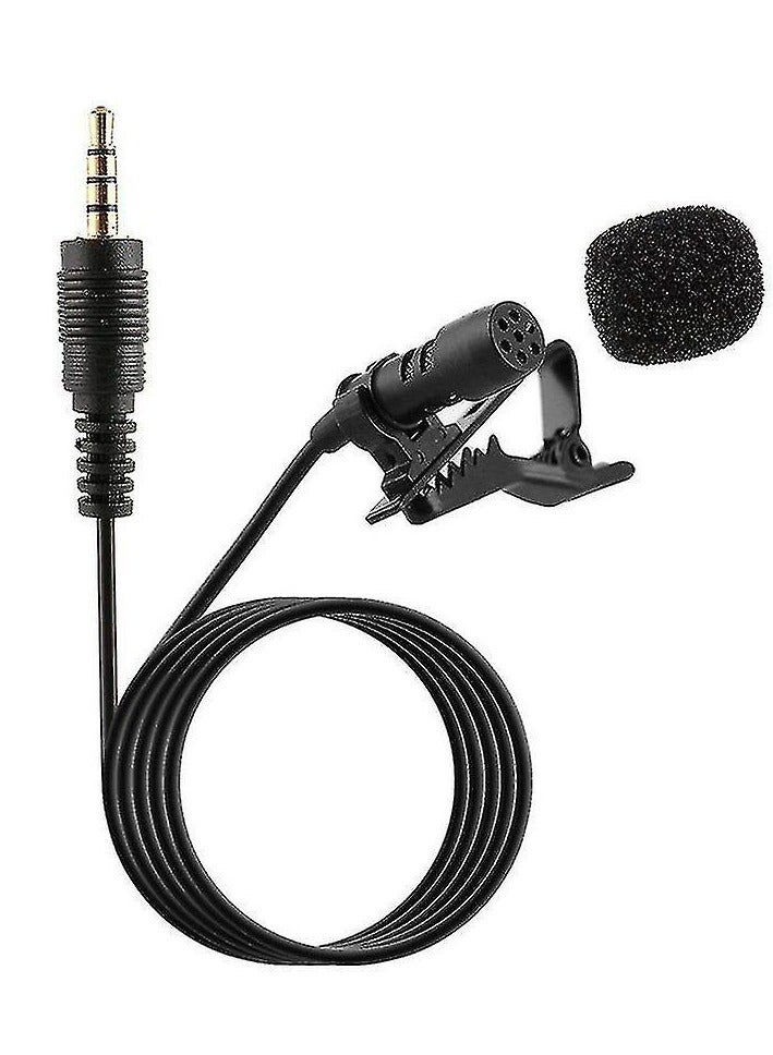 3.5mm Clip  Mini Wired Microphone  Mic for Mobile Phone Camera Laptop Android Device  Black - Image 3