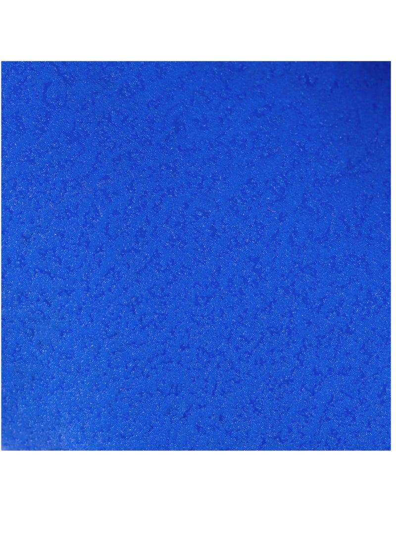 2 Pairs Rubber Household Cleaning Gloves for Kitchen Dishwashing, Cotton Lined, Blue - Image 4