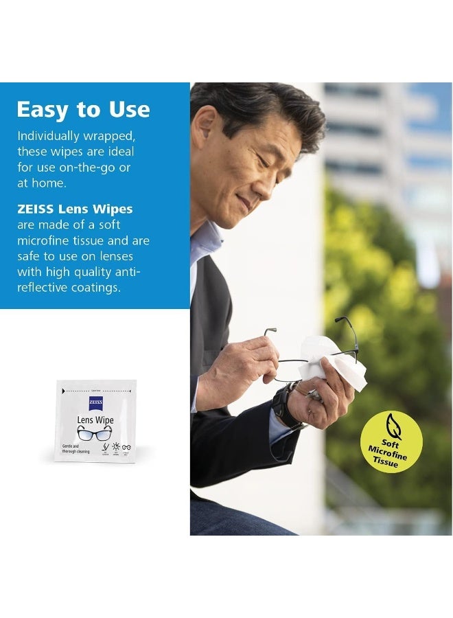Zeiss Pre-Moistened Lens Cloths Wipes 200 Ct (3 Pack) - Image 5