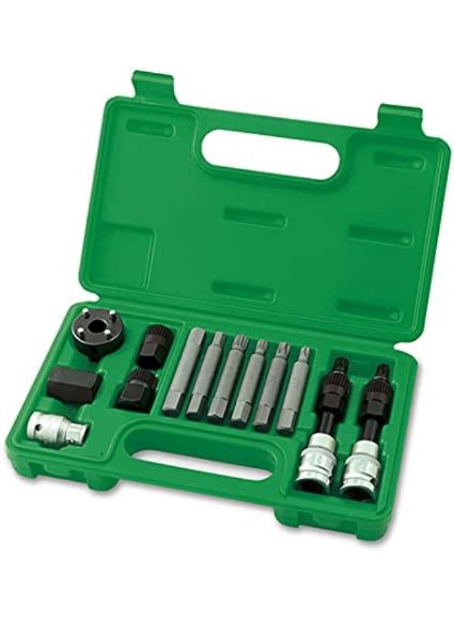 توبتول طقم فك دينمو وبكرة 13 قطعة TOPTUL JGAI1301 - Image 2