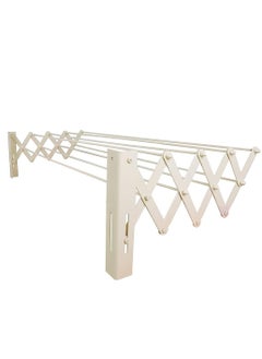 Foldable clothes rack, suitable for small spaces, 120 cm, beige Metal - pzsku/ZA177B844D2F982D4A919Z/45/_/1704975615/860f0f7d-6d8c-4d71-9ce5-0d832e2ae454