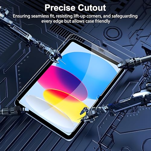 OHAYO 9H Military Strength Car Display Screen Protector for iPad 11th Generation (A16) 11" & iPad 10th Generation 10.9" – Ultra Hard Scratch Resistant Protective Film, Not Tempered, Bubble-Free, HD Clear, Full Coverage Guard - Image 4