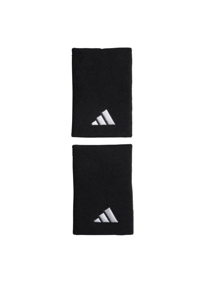اديداس adidas TENNIS WB L Black Tennis WRISTBAND for Unisex - OSFM