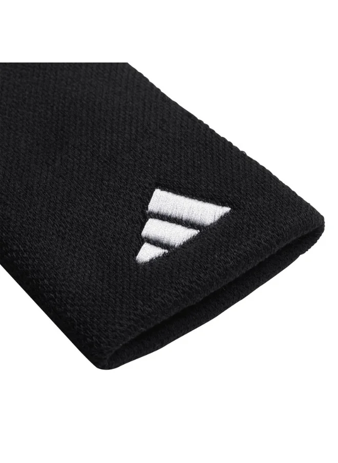 اديداس adidas TENNIS WB L Black Tennis WRISTBAND for Unisex - OSFM