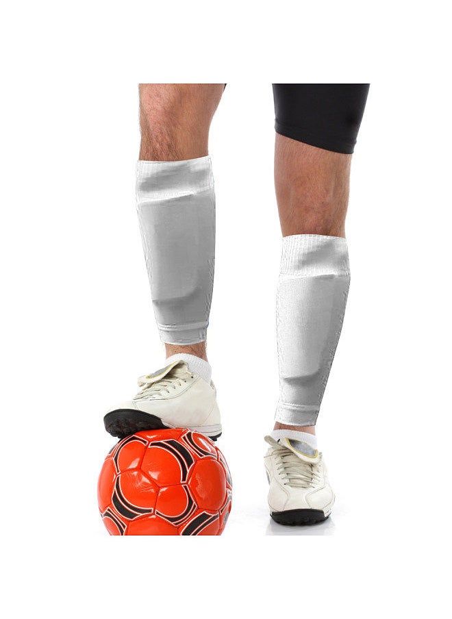 Generic 3 Pairs Anti Slip Soccer Socks and Calf Sleeves Set Outdoor Sport Running Stretch Socks Athletic Football Socks with Grips  - Image 5