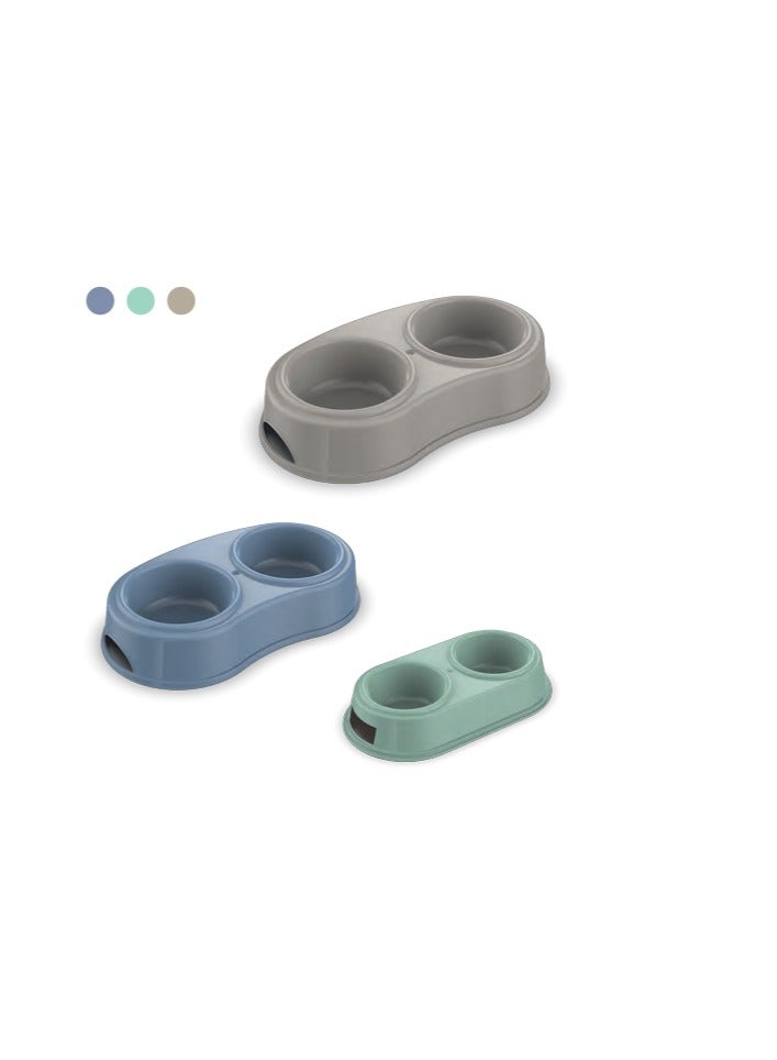 Georplast Double Smart Pet Water & Feeder Bowl - Image 1