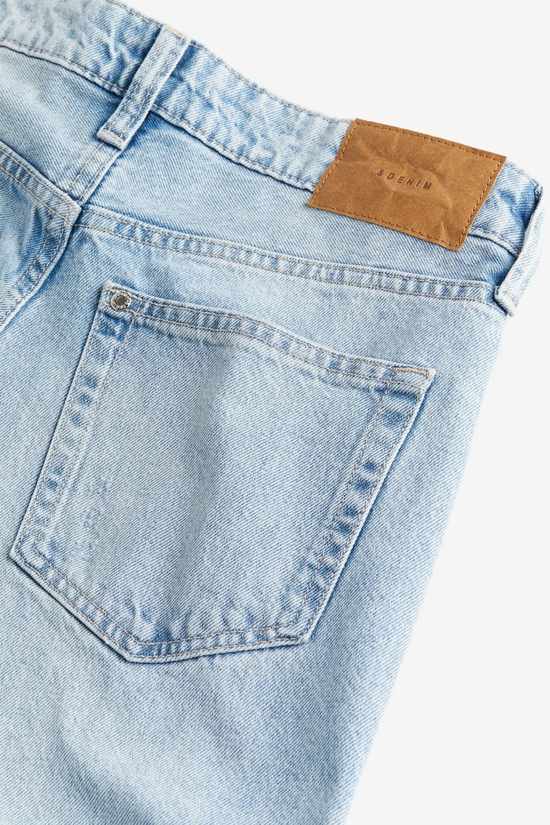 H&M Straight Regular Fit Mid Waist Jeans