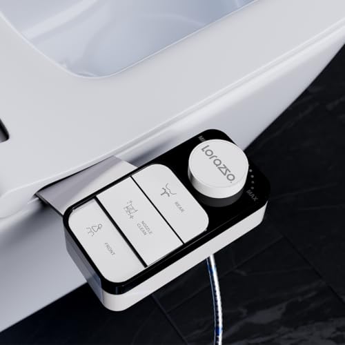 Lorazzo Pulse® Bidet | Smart Toilet Attachment with Dual Nozzle (Front & Rear) | Bidet Spray for Toilet | Self-Cleaning, Adjustable Pressure, Easy DIY Install | 3-Year Lorazzo Limited Warranty - Image 1