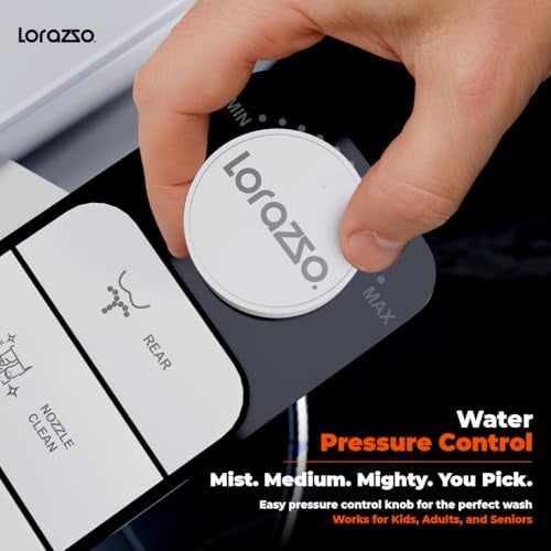 Lorazzo Pulse® Bidet | Smart Toilet Attachment with Dual Nozzle (Front & Rear) | Bidet Spray for Toilet | Self-Cleaning, Adjustable Pressure, Easy DIY Install | 3-Year Lorazzo Limited Warranty - Image 4