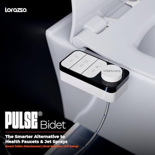 Lorazzo Pulse® Bidet | Smart Toilet Attachment with Dual Nozzle (Front & Rear) | Bidet Spray for Toilet | Self-Cleaning, Adjustable Pressure, Easy DIY Install | 3-Year Lorazzo Limited Warranty - Image 2
