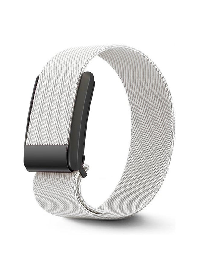 O Ozone Nylon Sport Band Compatible with Whoop 4.0 Band, Fast-Drying and Sweat-Wicking, Soft Adjustable Breathable Wristband Strap - Light Beige