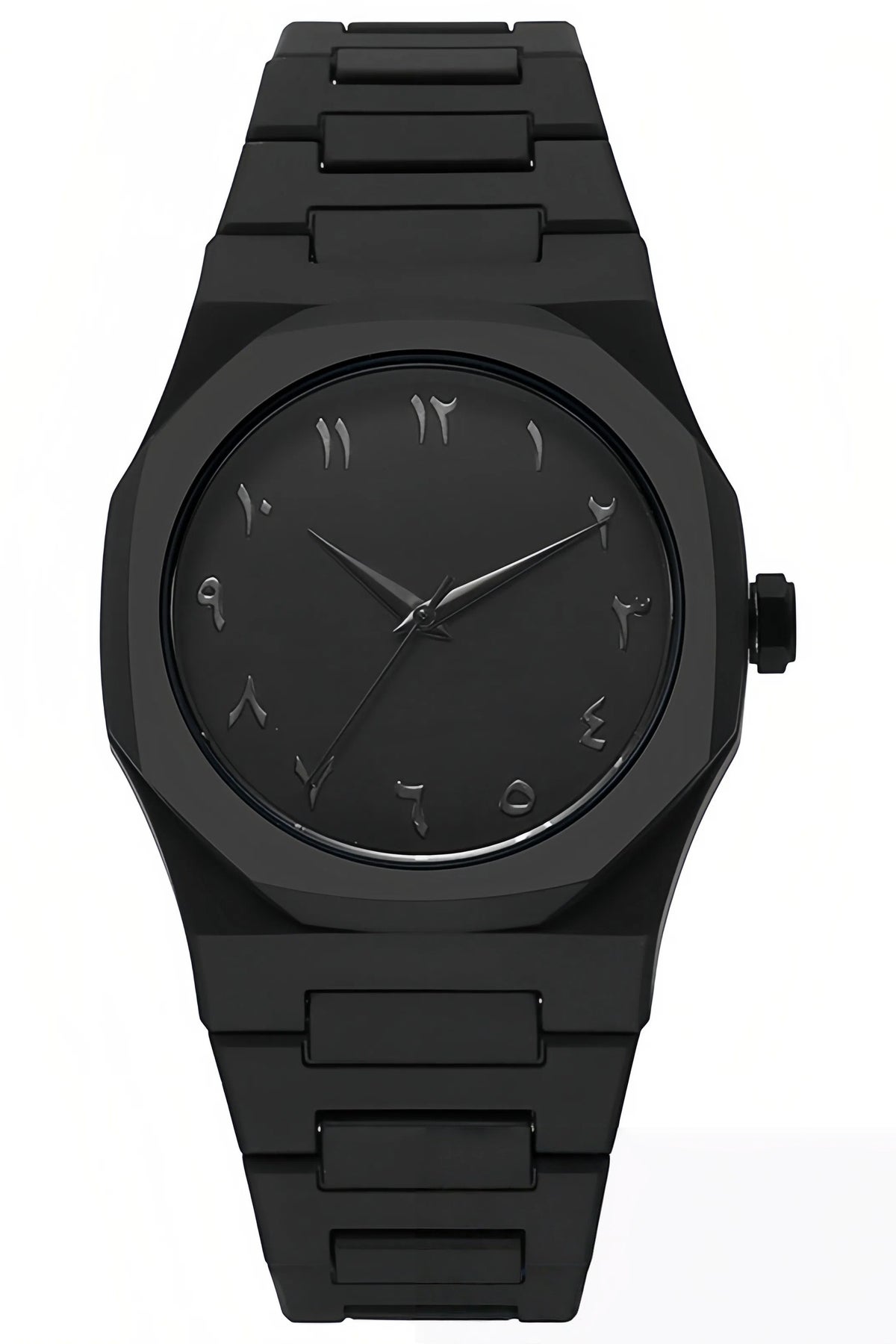 Compass Watch Arab Sanda Arabic Watch, All-Black Men's Quartz Watch with Arabic Numerals ...