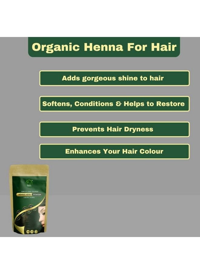 RENEU HERBALS - Natural Henna & Aloe Vera Powder For Hair ; Organic Henna ; Mehndi Powder For Hair Growth & Shine ; Combo (Pack Of 2200 Gm) - Image 1